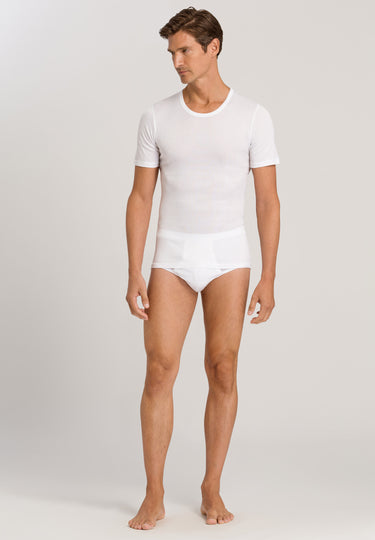 73630 Cotton Pure Full Brief With Fly - 101 White